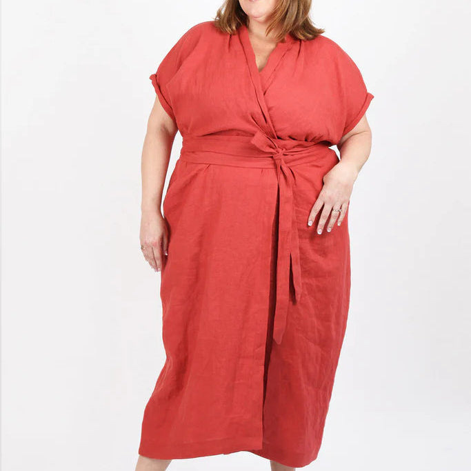 Sew House Seven-Wildwood Wrap Dress Pattern-sewing pattern-gather here online