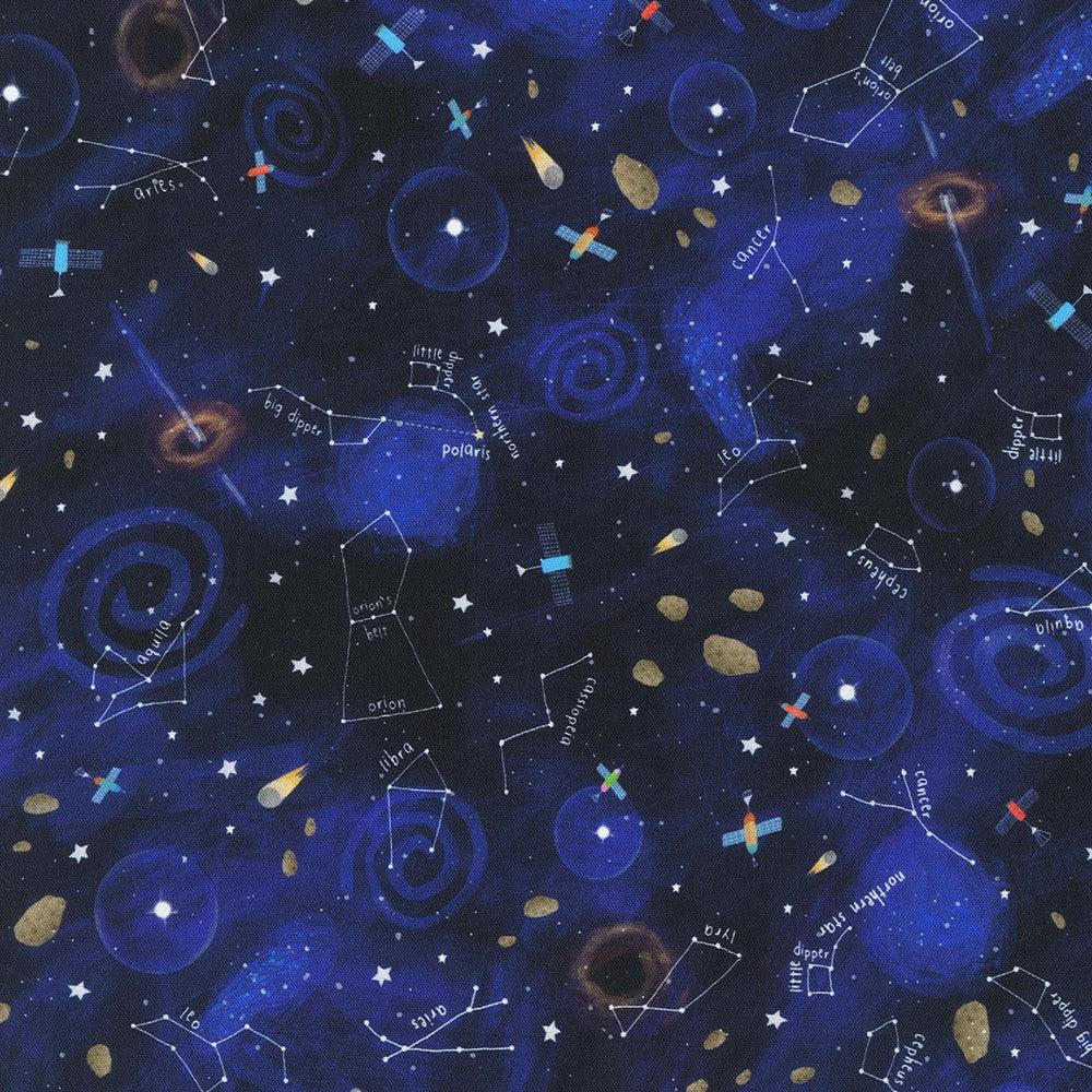 Robert Kaufman-Constellations Astral-fabric-gather here online