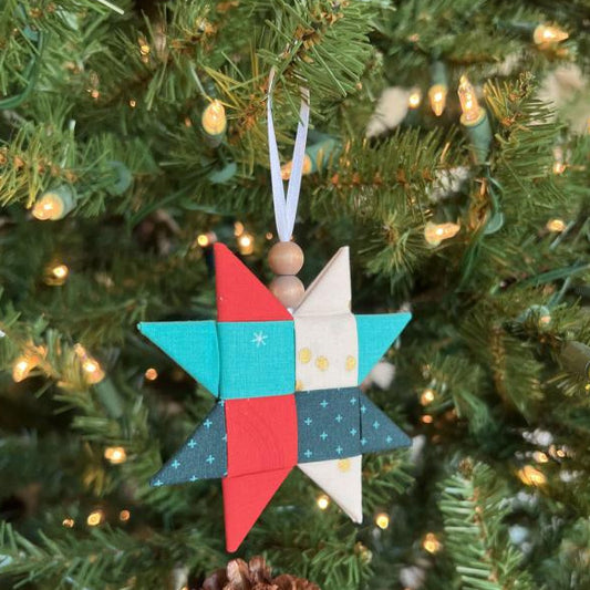 gather here classes-Folded Fabric Star Craft Fundraiser-class-gather here online