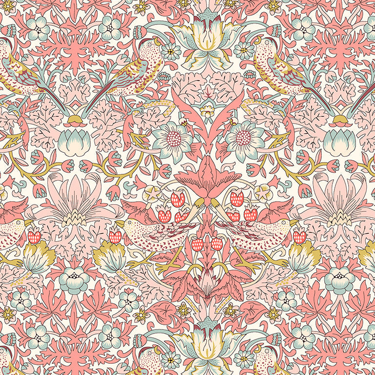 Tana Lawn - Strawberry Thief Spring Light Pink