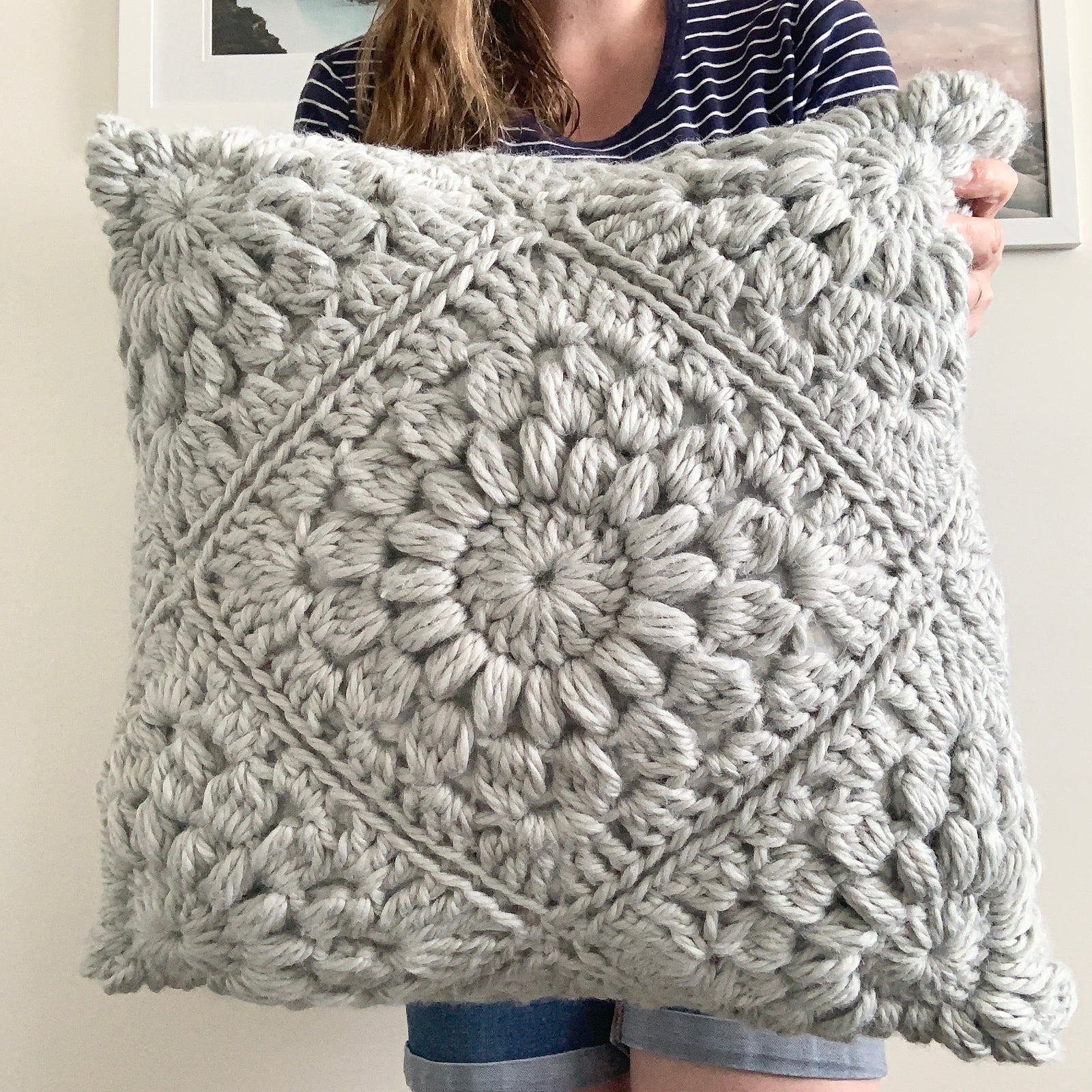 gather here classes-Basic Sunburst Pillow - two sessions-class-gather here online