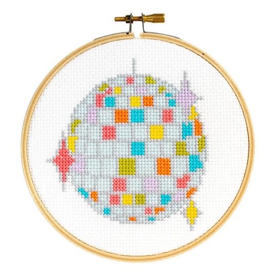 The Stranded Stitch-Disco Ball DIY Cross Stitch Kit-xstitch kit-gather here online