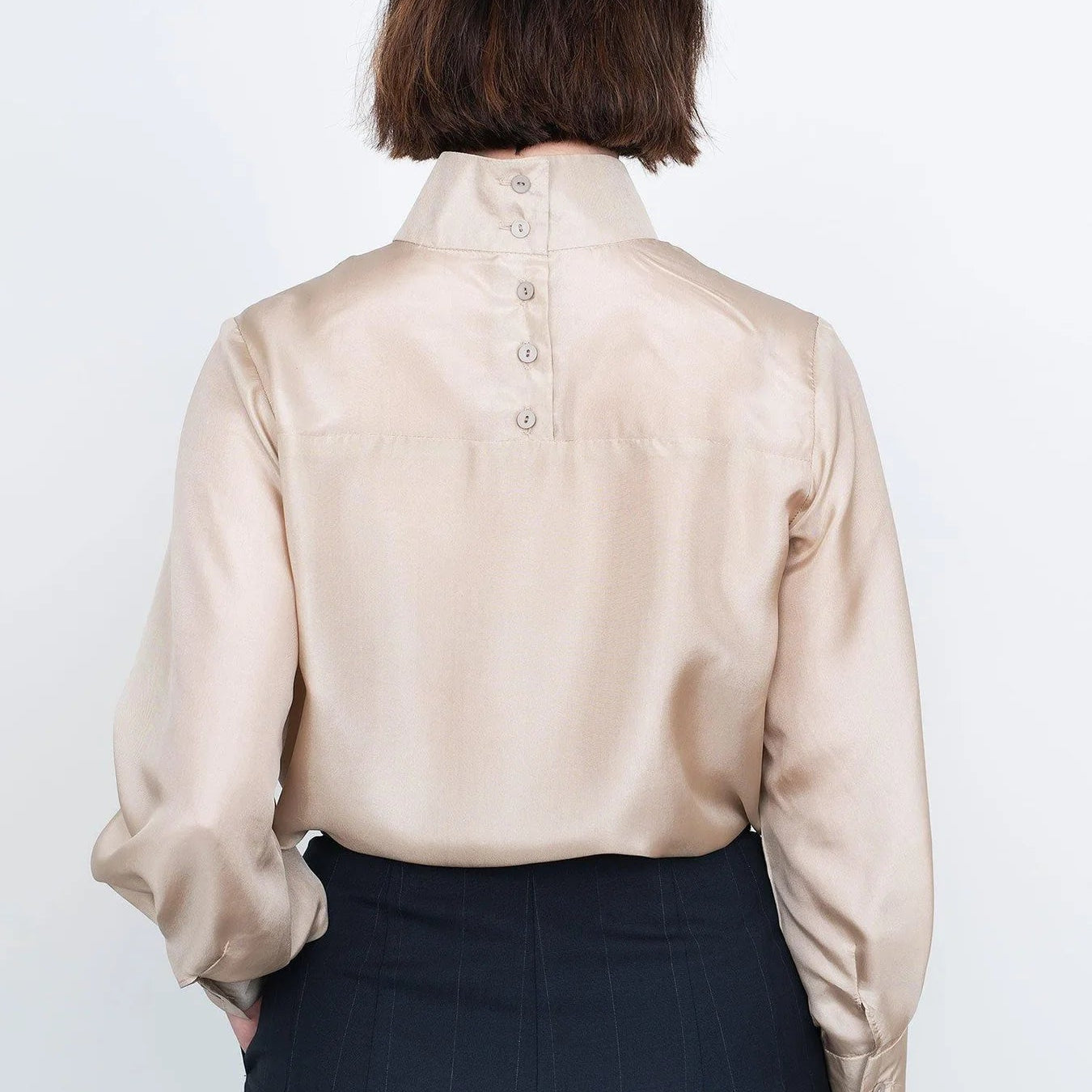 Assembly Line-Tie Bow Blouse Pattern-sewing pattern-gather here online
