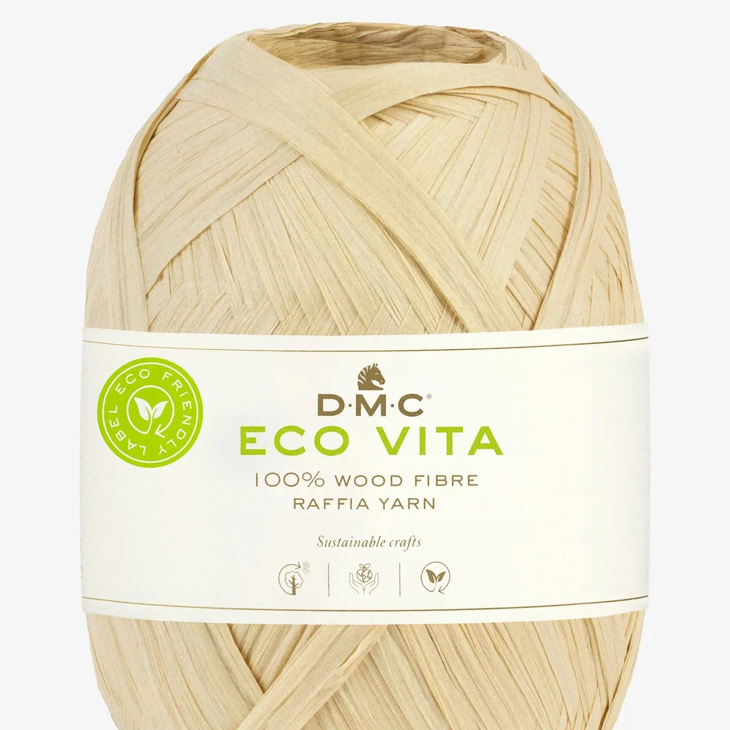 DMC-Eco Vita Raffia-yarn-032 Beige-gather here online
