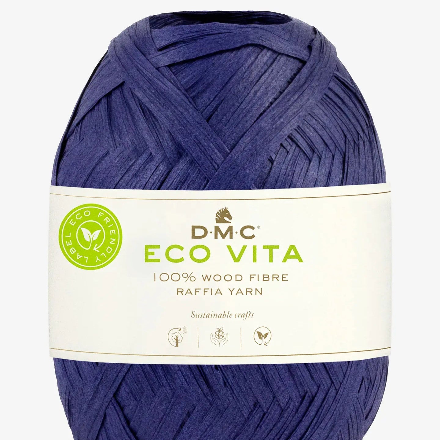 DMC-Eco Vita Raffia-yarn-071 Purple-gather here online