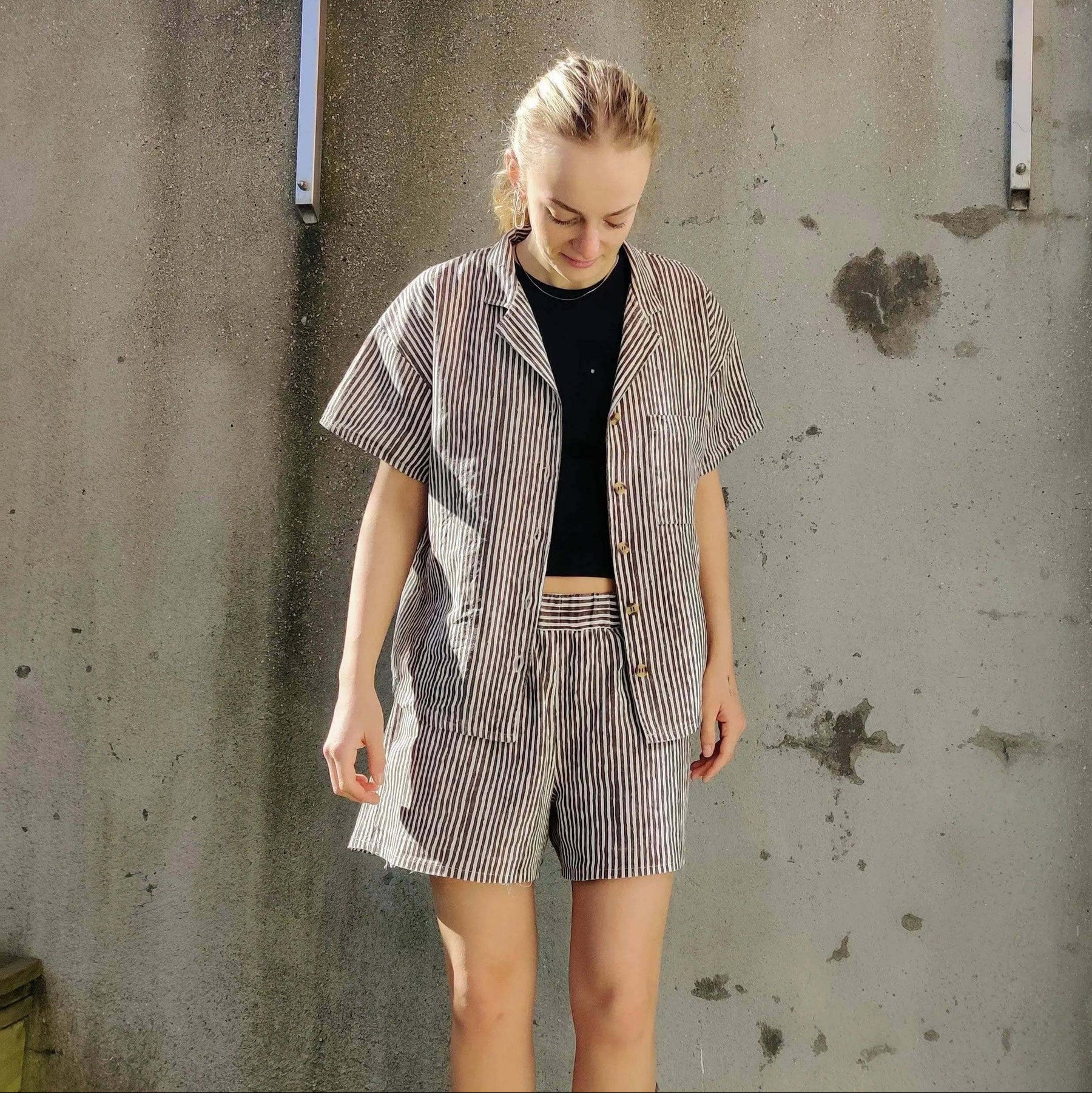 Wardrobe By Me-Camp Shirt & Shorts Pattern-sewing pattern-gather here online