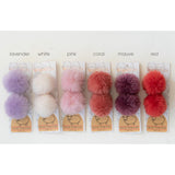 Ikigai Fiber-Wool Pom-Pom 2 Pack, 6cm-pompoms-Coral-gather here online