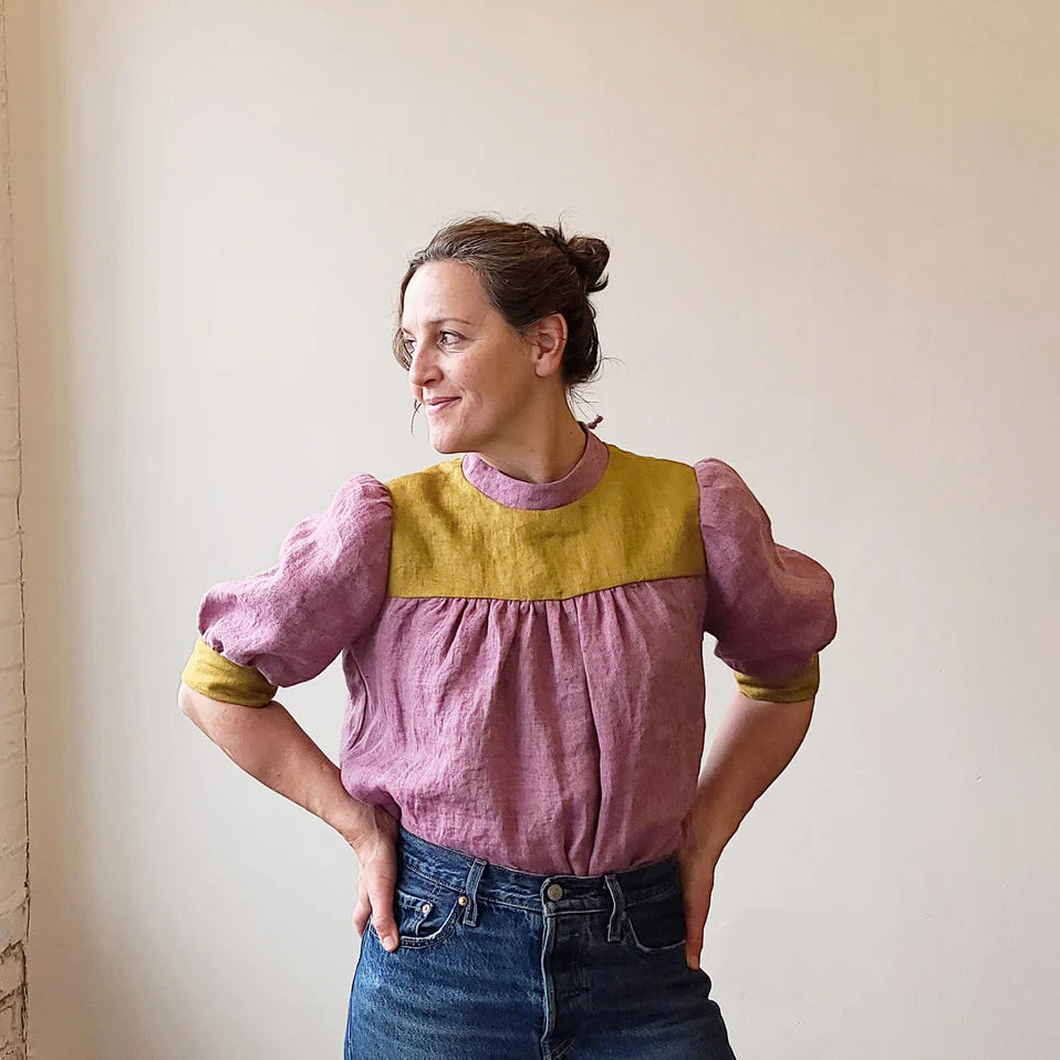Sew House Seven-Regalia Blouse Pattern-sewing pattern-gather here online