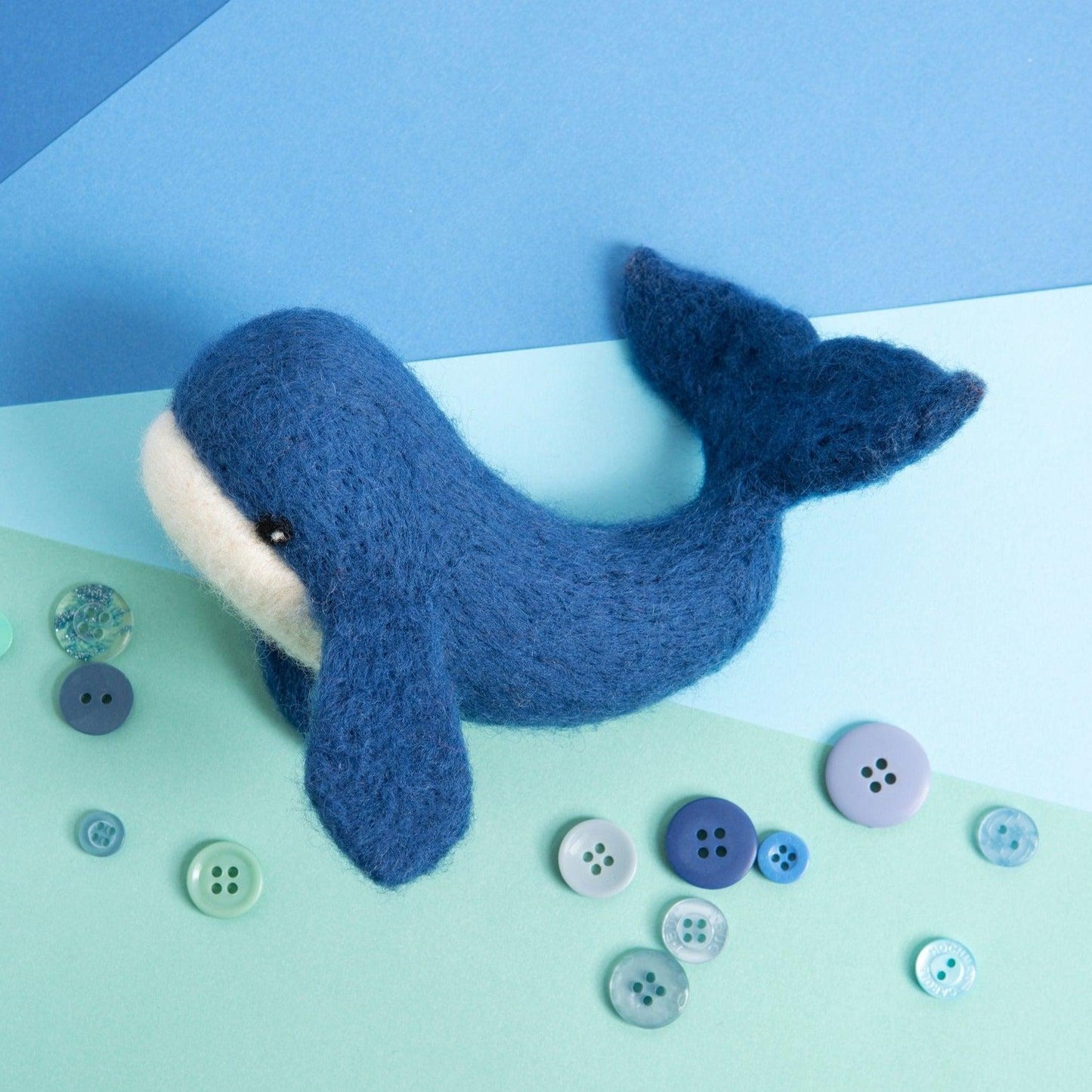 Hawthorn Handmade-Whale Needle Felting Kit-craft kit-gather here online