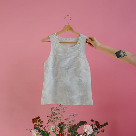 gather here classes-Crochet - Summer Tank - 3 sessions-class-gather here online