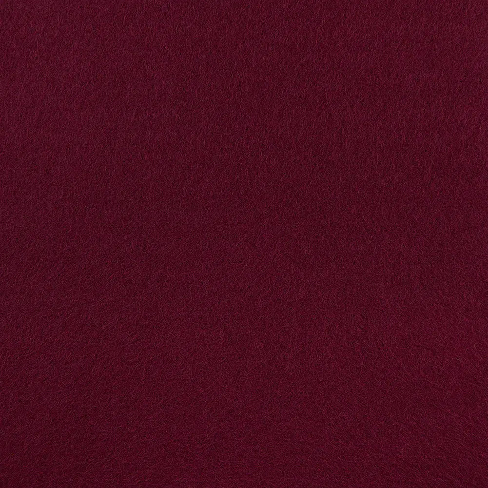 The Felt Store-Premium Wool Blend Craft Felt - 40% Wool, 60% Rayon-fabric-1058 Burgundy-gather here online