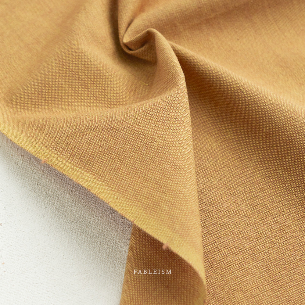 Fableism Supply Co-Watercolor Wovens-fabric-Ochre-gather here online