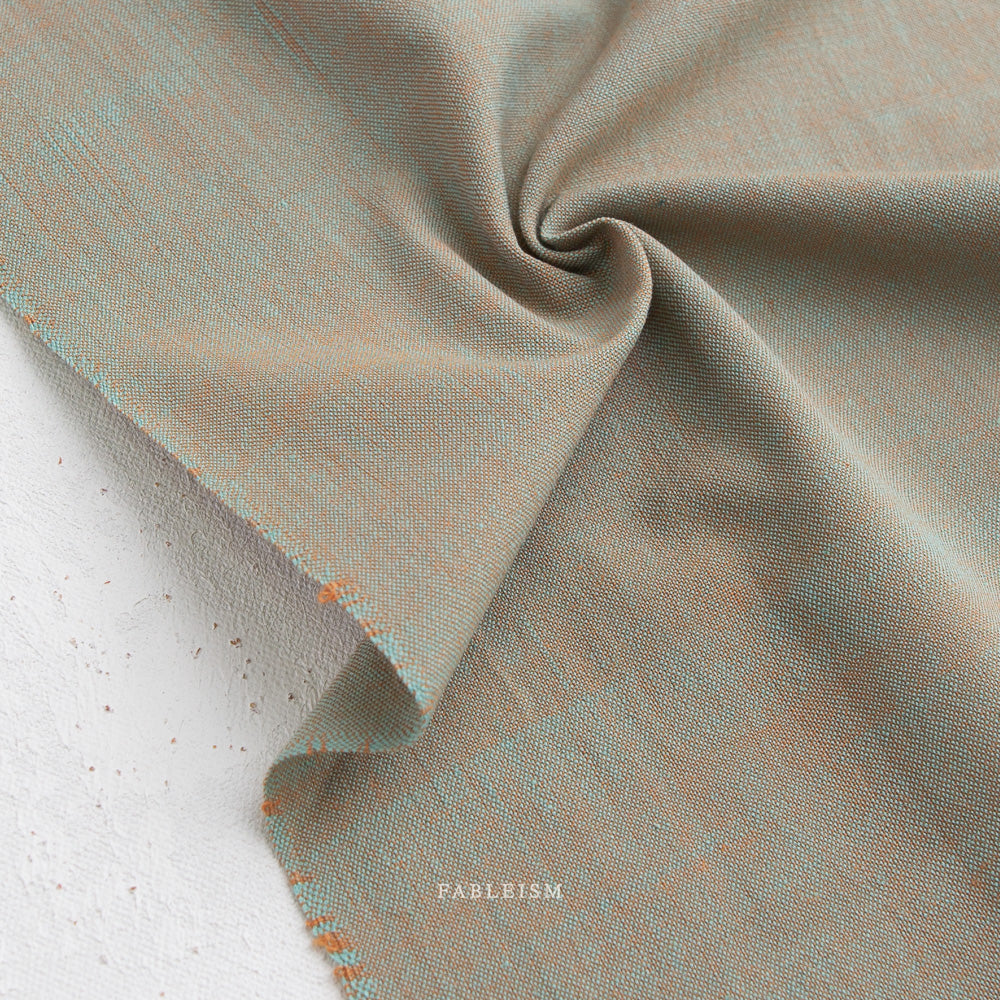 REMNANT: Watercolor Wovens, Patina 30% OFF 1.01 YDS