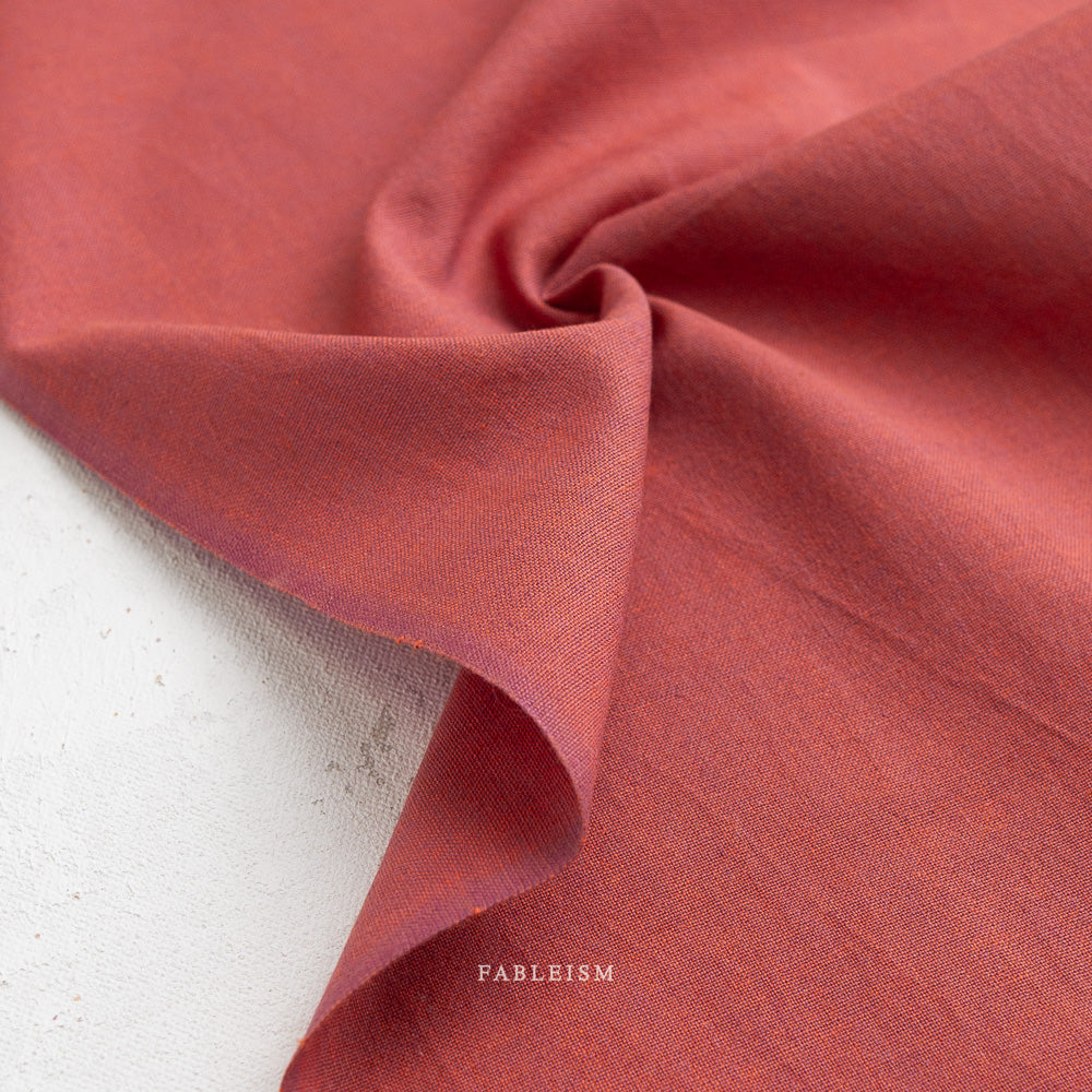 Fableism Supply Co-Watercolor Wovens-fabric-Red Pear-gather here online