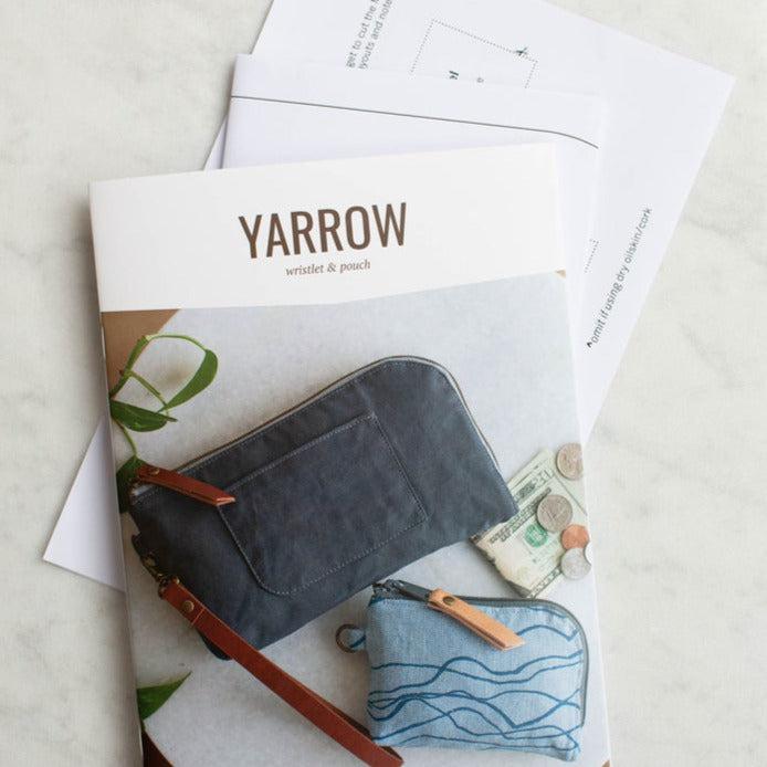 Noodlehead-Yarrow Wristlet & Pouch Pattern-sewing pattern-gather here online