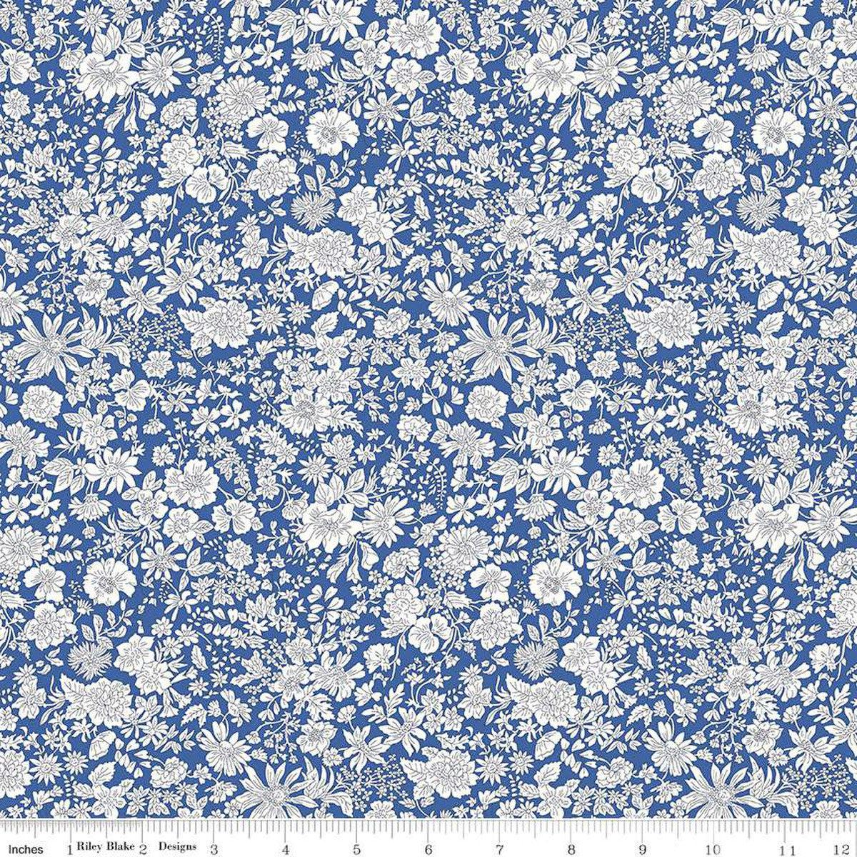 Liberty Fabrics-Emily Belle Cobalt-fabric-gather here online