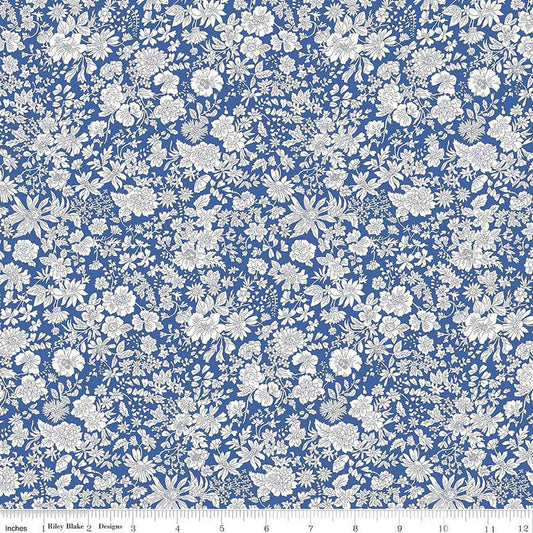 Liberty Fabrics-Emily Belle Cobalt-fabric-gather here online