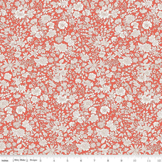 Liberty Fabrics-Emily Belle Paprika-fabric-gather here online