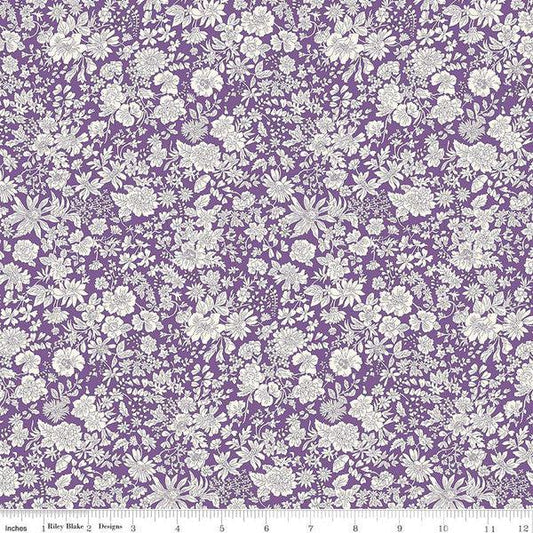 Liberty Fabrics-Emily Belle Damson-fabric-gather here online