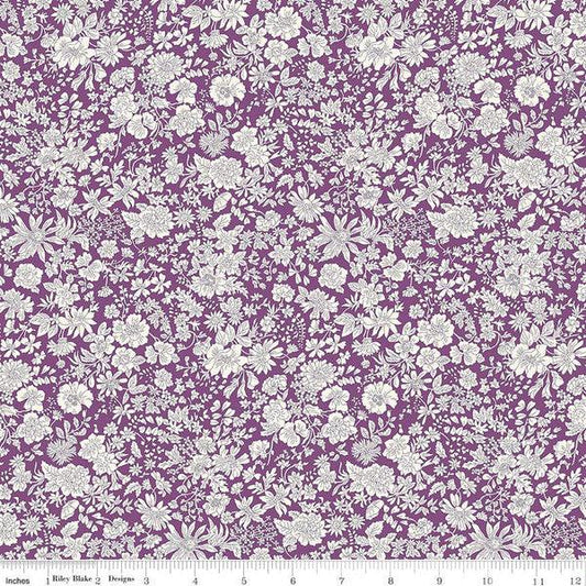 Liberty Fabrics-Emily Belle Plum-fabric-gather here online