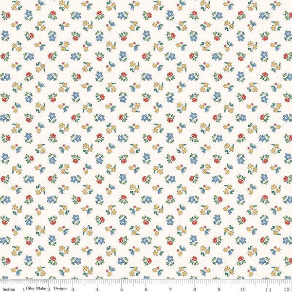 Liberty Fabrics-Curiosity Brights Spring Buds A-fabric-gather here online