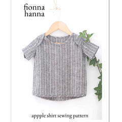 Fionna Hanna-Apple Shirt Sewing Pattern-sewing pattern - kids-gather here online