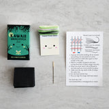 Marvling Bros-Kawaii Halloween Bat Mini Cross Stitch Kit in a Matchbox-xstitch kit-gather here online