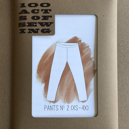 100 Acts of Sewing-Pants No. 2 Pattern-sewing pattern-gather here online