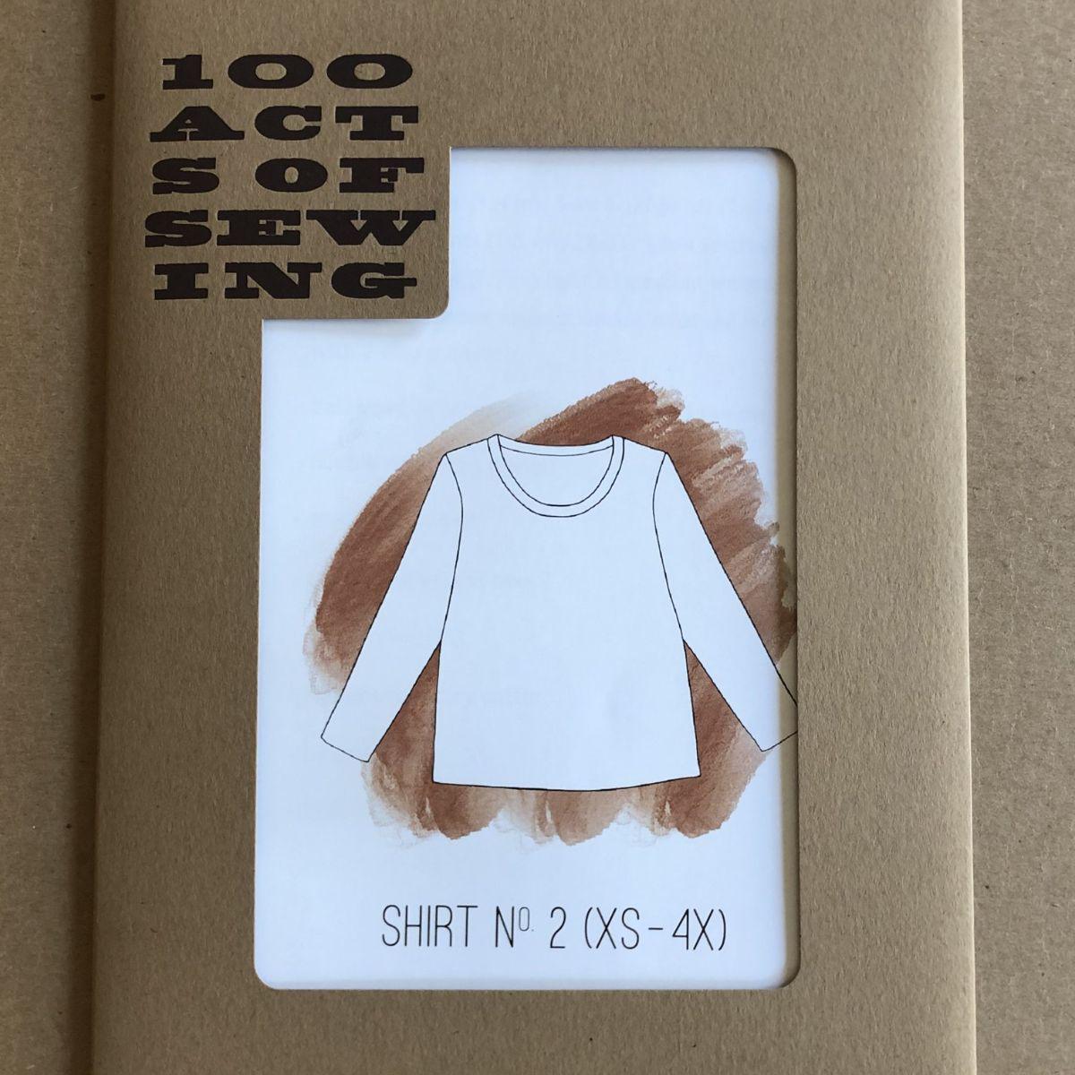 100 Acts of Sewing-Shirt No. 2 Pattern-sewing pattern-gather here online