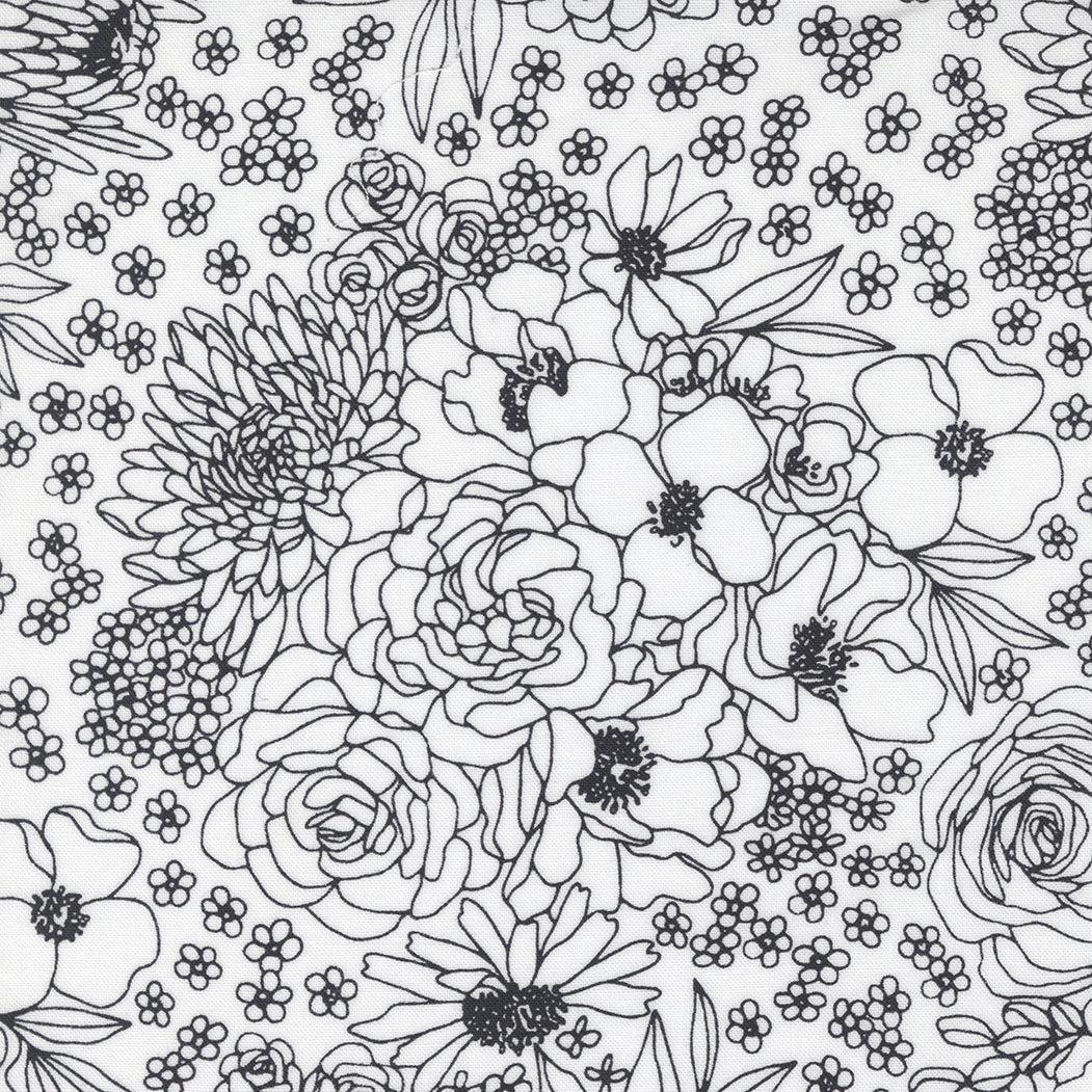 Moda-Flower Arrangement-fabric-gather here online