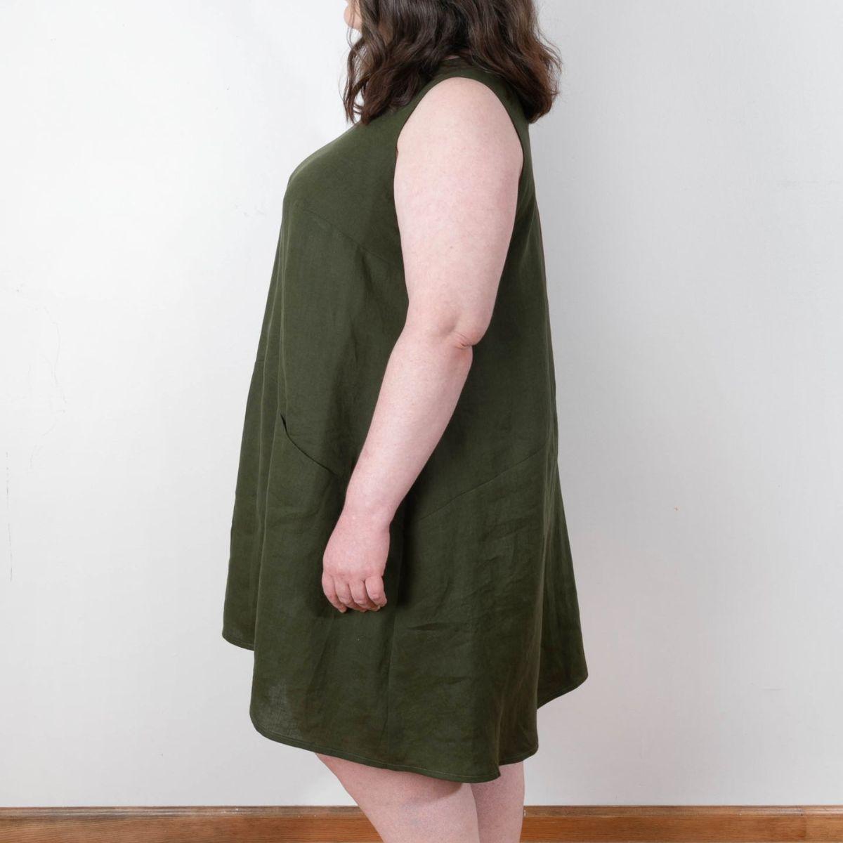 Grainline Studio-Farrow Dress Pattern-sewing pattern-gather here online