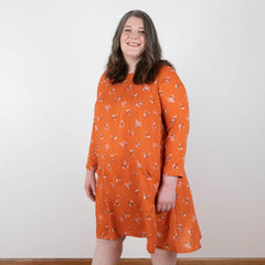 Grainline Studio-Farrow Dress Pattern-sewing pattern-Sizes 14-30-gather here online