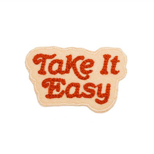 Lucky Horse Press-Take It Easy Chain Stitched Patch-accessory-gather here online