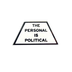 Word For Word-The Personal Is Political Enamel Pin-accessory-gather here online