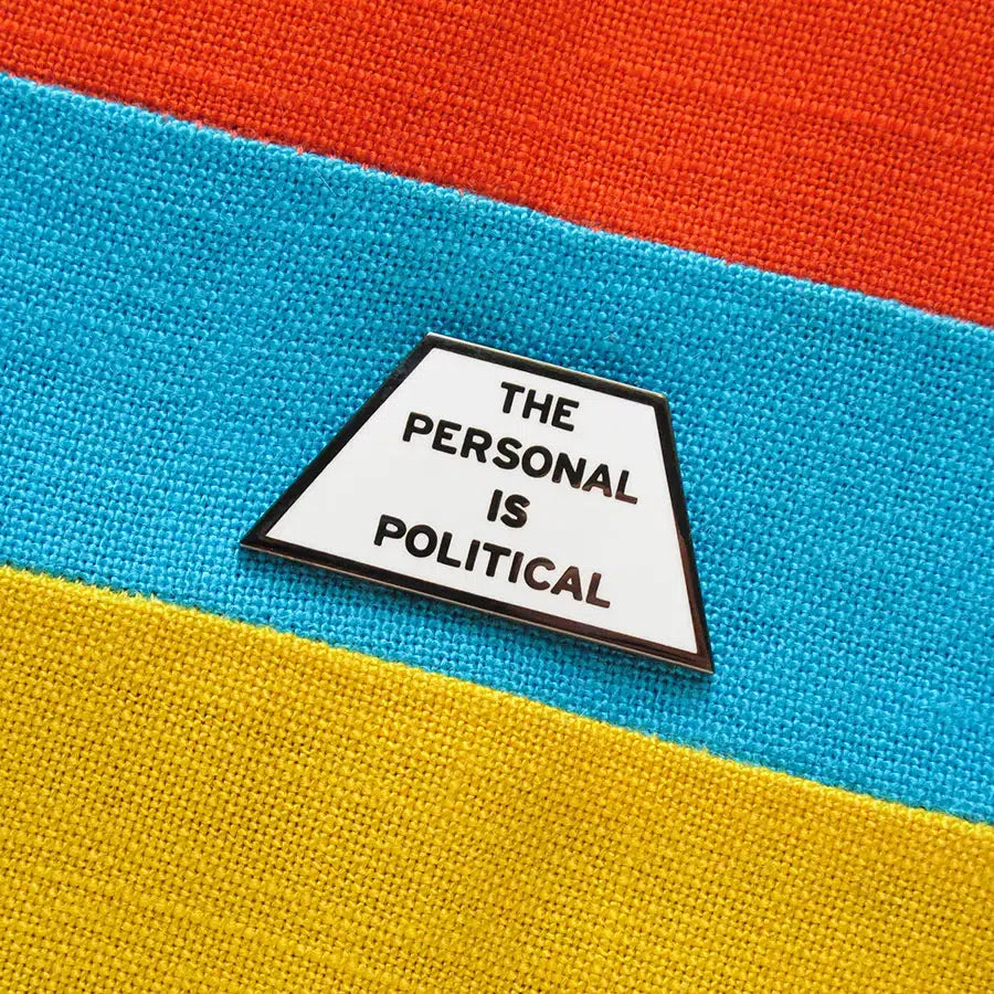 Word For Word-The Personal Is Political Enamel Pin-accessory-gather here online