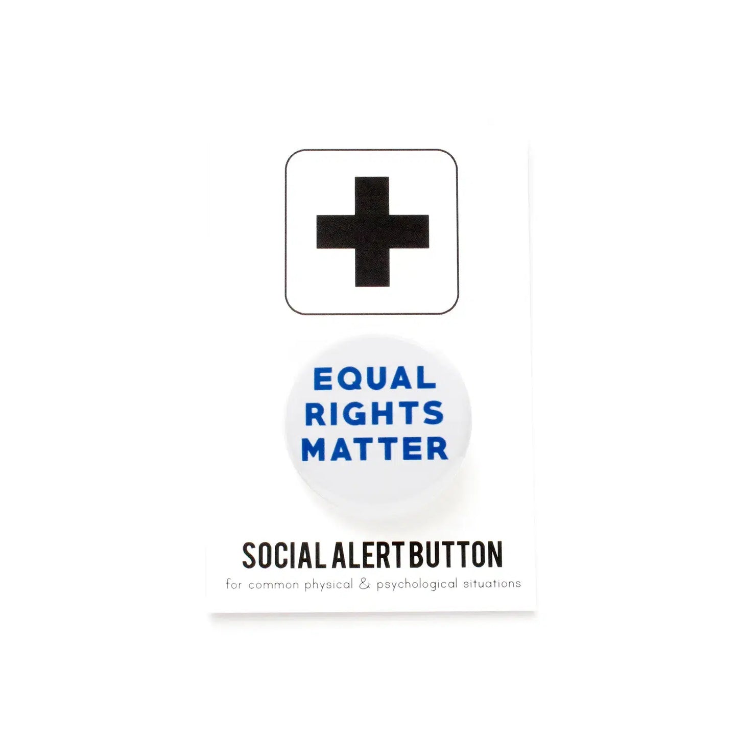 Word For Word-Equal Rights Matter Pinback Button-accessory-gather here online