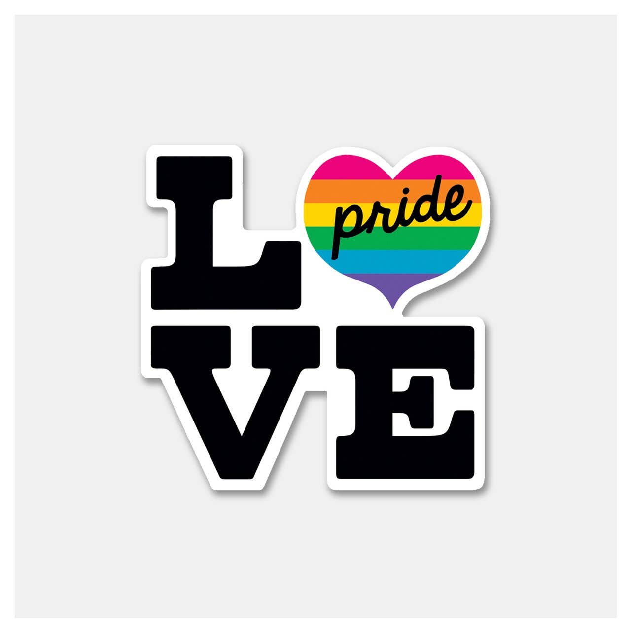 Rock Scissor Paper-Love + Pride - Sticker-accessory-gather here online