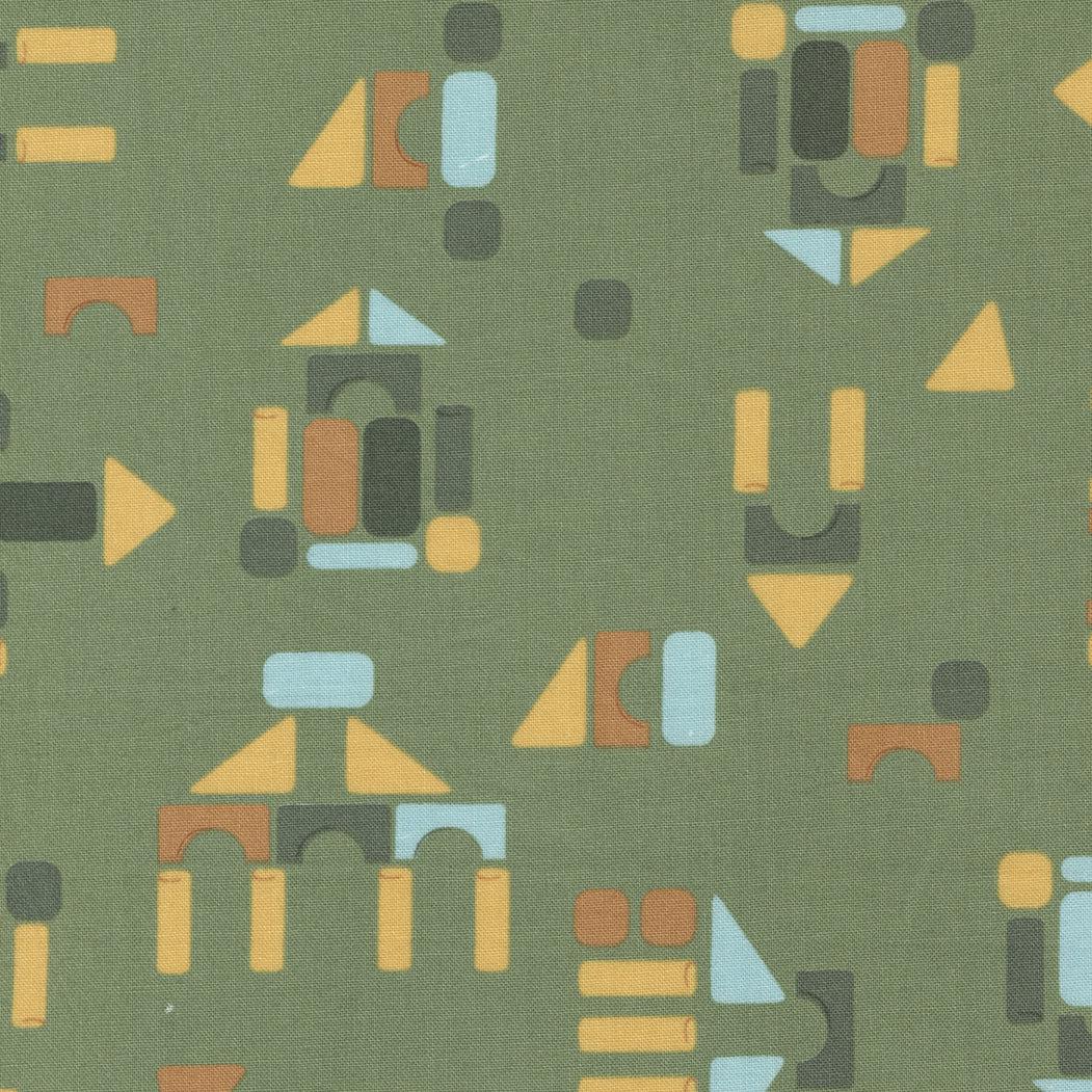 Moda-Wood Blocks Green-fabric-gather here online