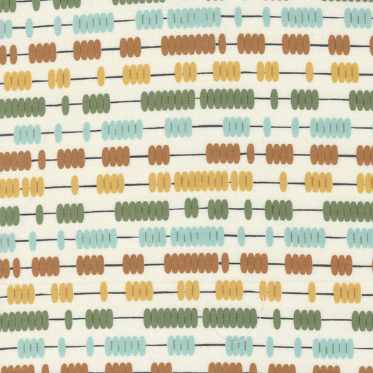 Moda-Abacus Cream-fabric-gather here online