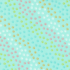 Moda-Paws and More Paws Aqua-fabric-gather here online