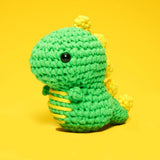The Woobles-Fred the Dinosaur Beginner Crochet Kit-knitting / crochet kit-gather here online