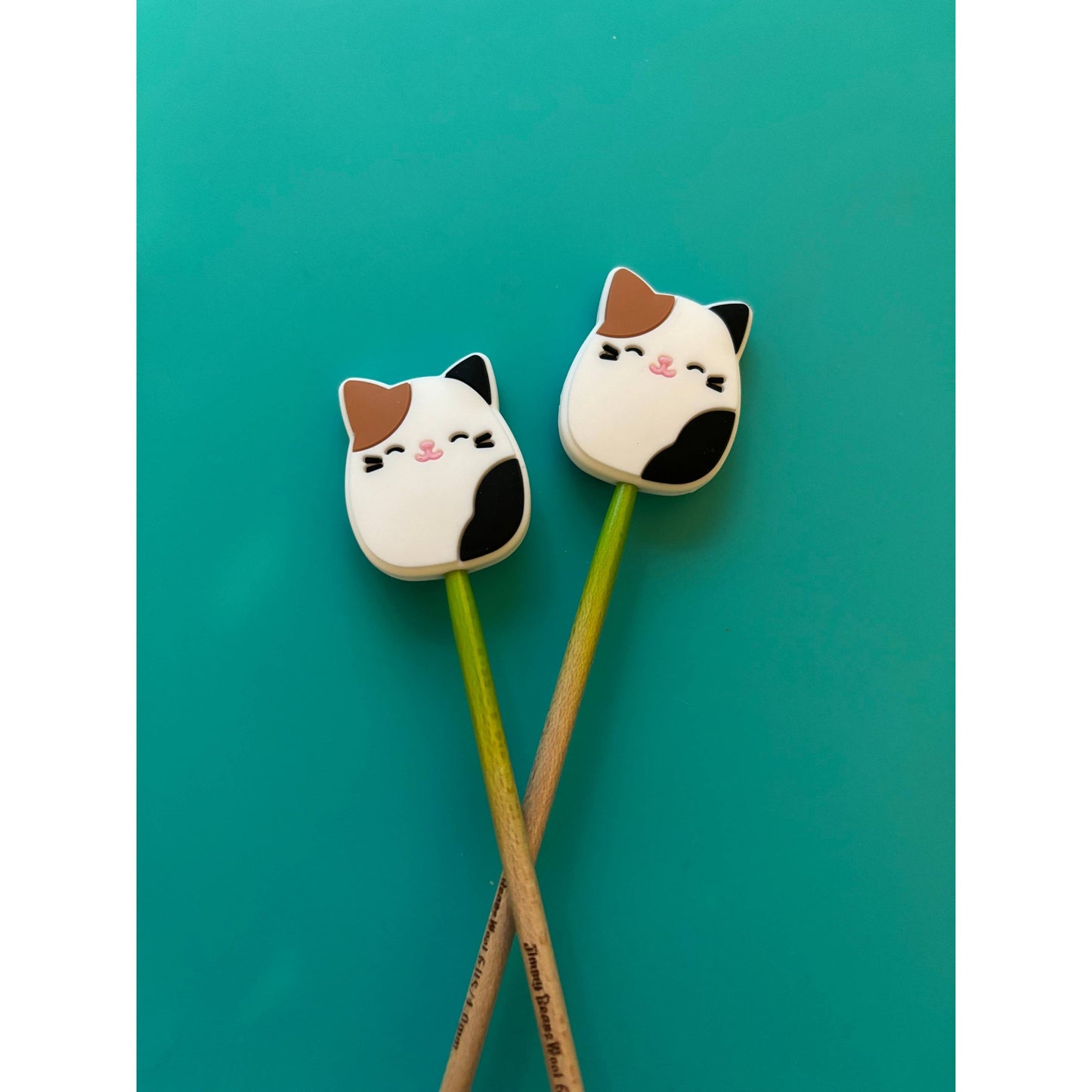 Comma Craft Co-Calico Cat Knitting Needle Point Protectors-knitting notion-gather here online