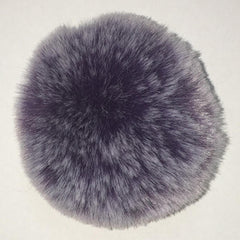 McPorter Farm-Faux Frosted Rabbit Fur Pompom - Frosted Purple-pompoms-gather here online