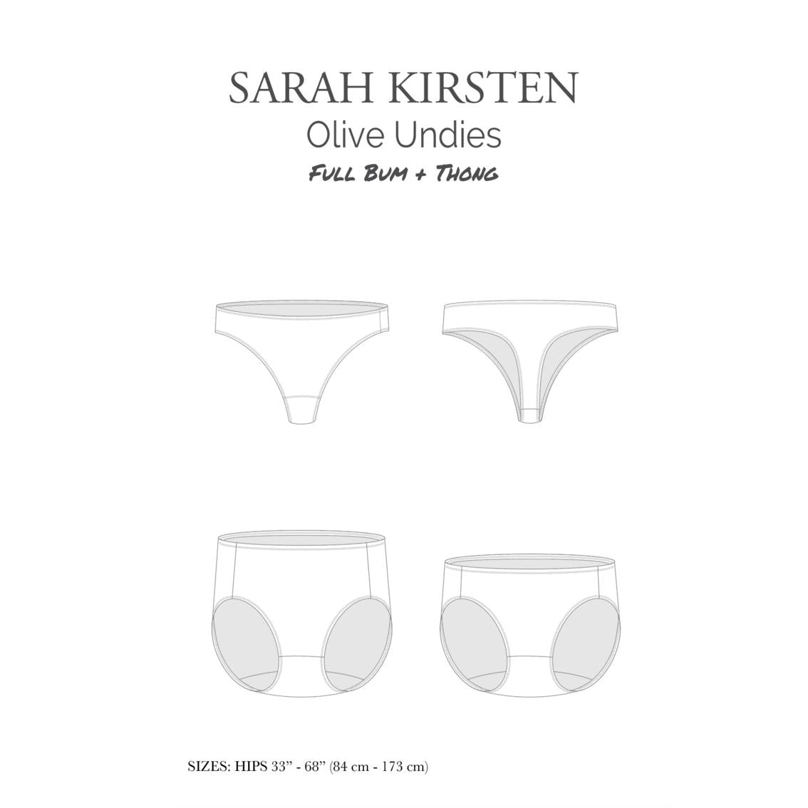 Sarah Kirsten-Olive Undies-sewing pattern-gather here online