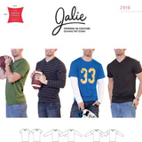 Jalie Patterns-T-Shirt Pattern-sewing pattern-gather here online