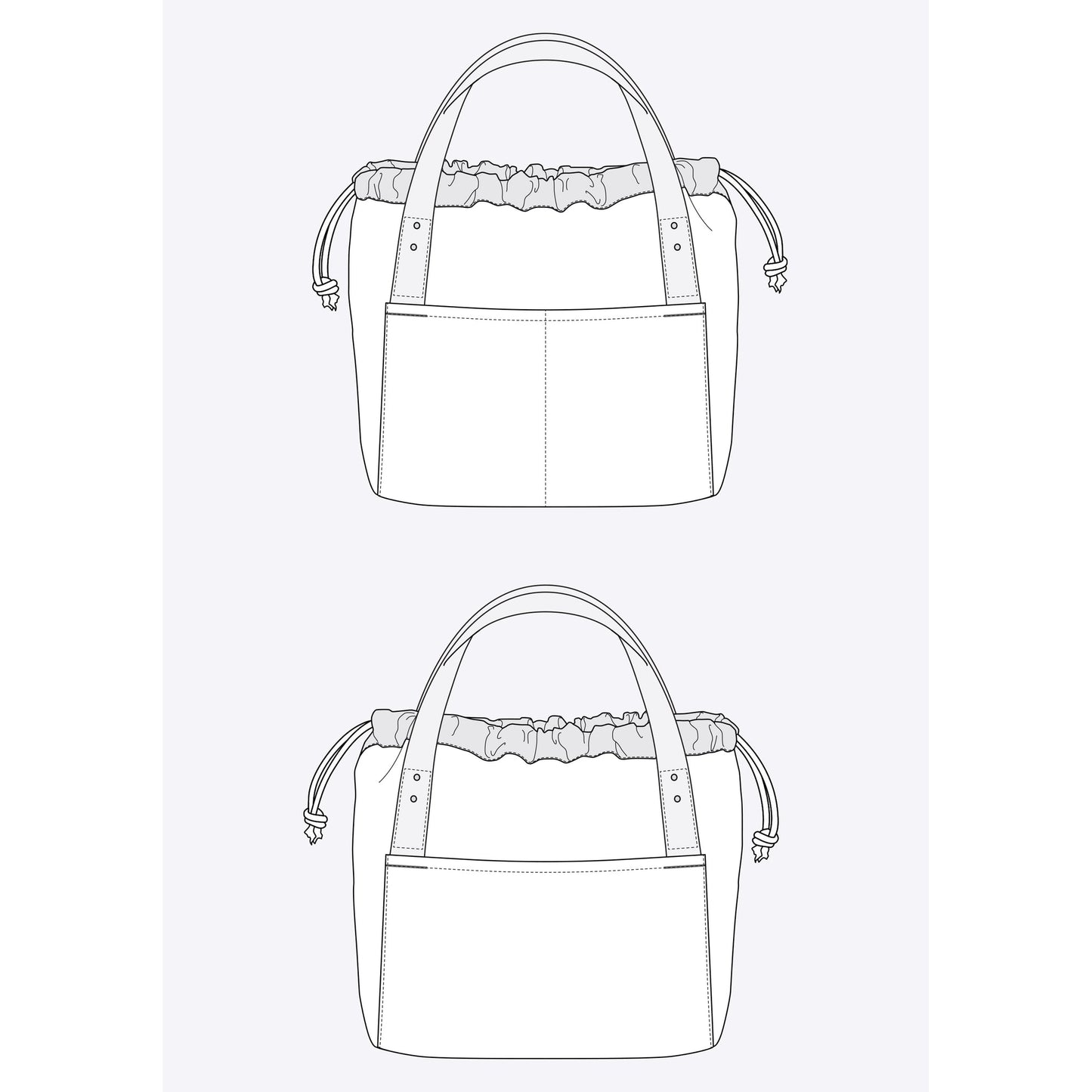 Grainline Studio-Town Bag Pattern-sewing pattern-gather here online