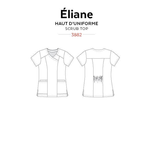 Jalie Patterns-Éliane Scrub Top Pattern-sewing pattern-gather here online