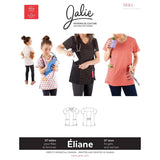 Jalie Patterns-Éliane Scrub Top Pattern-sewing pattern-gather here online
