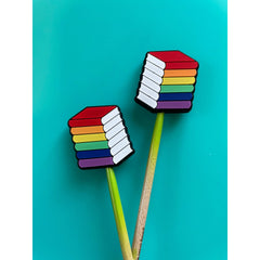 Comma Craft Co-Rainbow Books Knitting Needle Point Protectors-knitting notion-gather here online