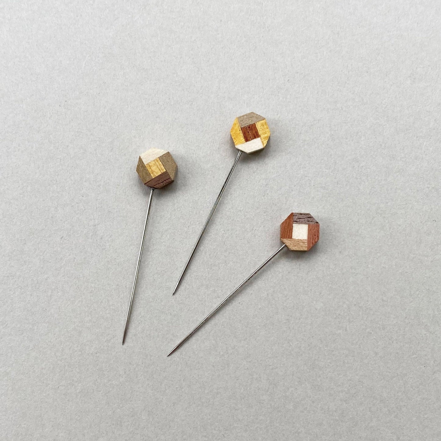 Cohana-Parquet Flower Pins-sewing notion-gather here online